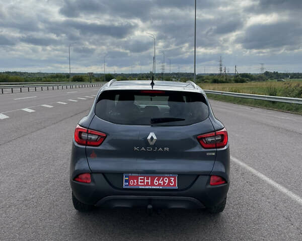 Серый Рено Kadjar, объемом двигателя 1.5 л и пробегом 243 тыс. км за 15600 $, фото 7 на Automoto.ua