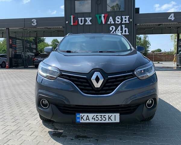 Серый Рено Kadjar, объемом двигателя 1.5 л и пробегом 171 тыс. км за 15700 $, фото 32 на Automoto.ua