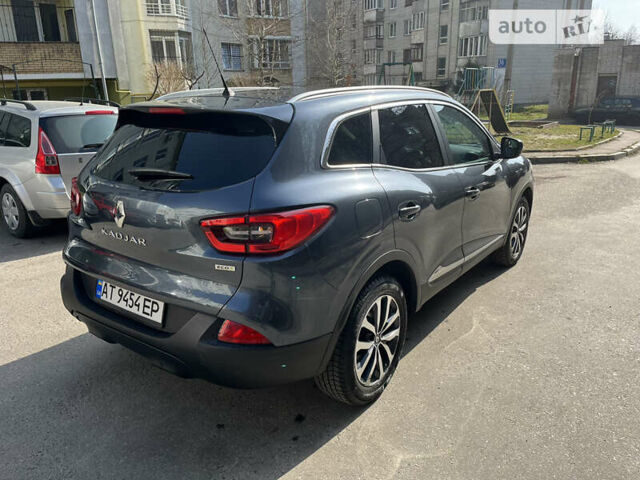 Серый Рено Kadjar, объемом двигателя 1.5 л и пробегом 176 тыс. км за 17337 $, фото 7 на Automoto.ua