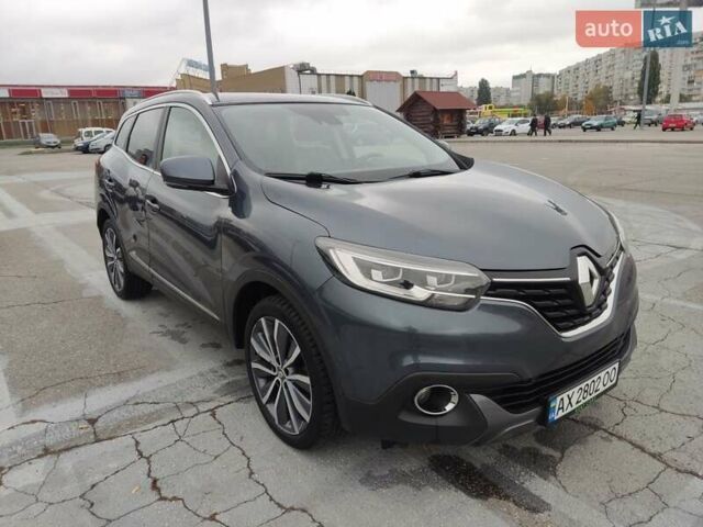 Серый Рено Kadjar, объемом двигателя 1.46 л и пробегом 191 тыс. км за 18900 $, фото 15 на Automoto.ua