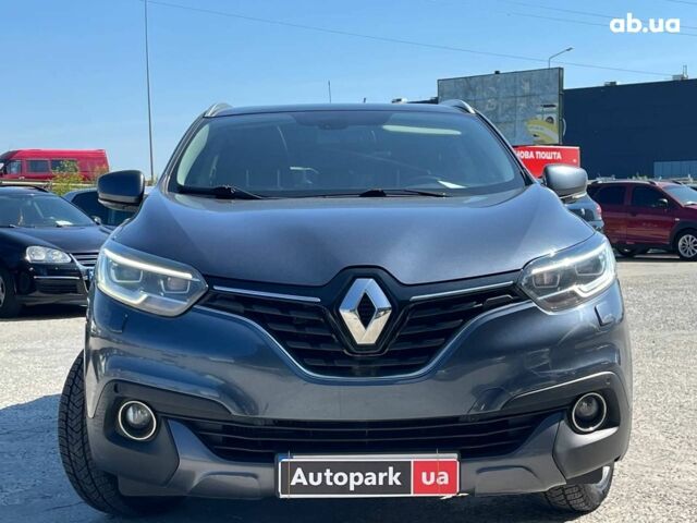 Сірий Рено Kadjar, об'ємом двигуна 1.5 л та пробігом 123 тис. км за 17690 $, фото 1 на Automoto.ua