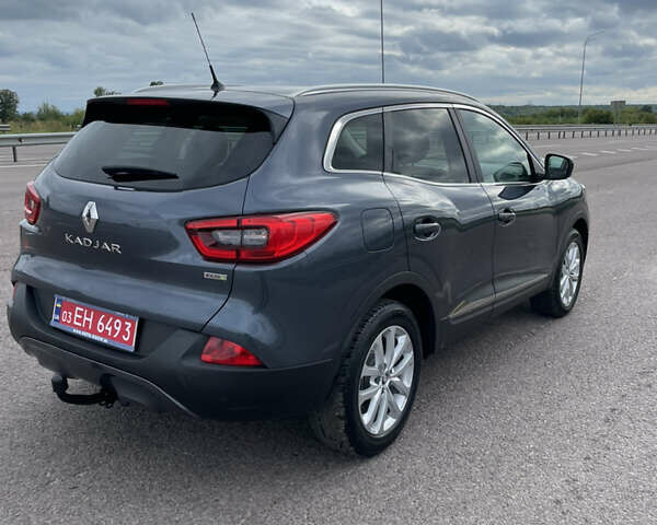 Серый Рено Kadjar, объемом двигателя 1.5 л и пробегом 243 тыс. км за 15600 $, фото 5 на Automoto.ua