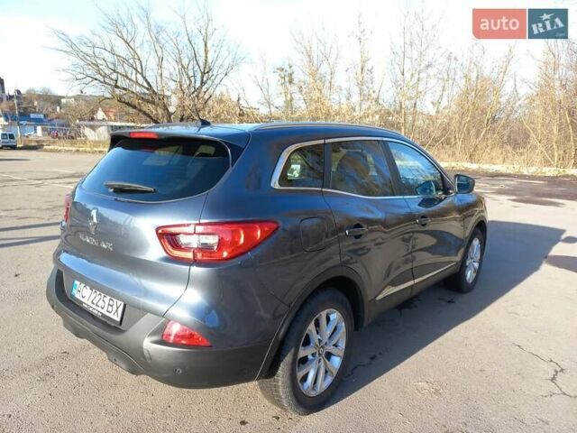Сірий Рено Kadjar, об'ємом двигуна 1.5 л та пробігом 214 тис. км за 18499 $, фото 7 на Automoto.ua