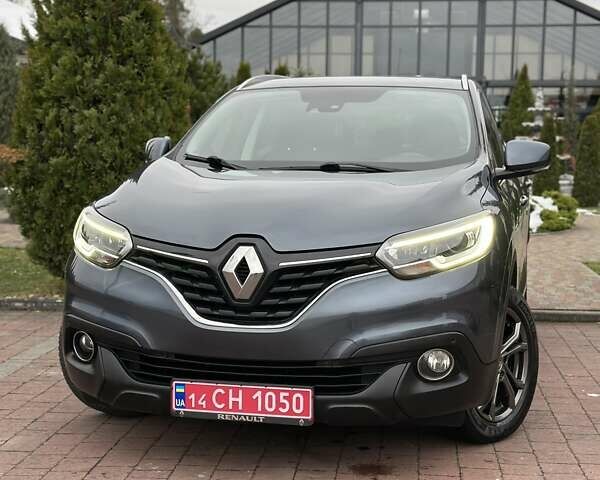 Серый Рено Kadjar, объемом двигателя 1.46 л и пробегом 152 тыс. км за 16999 $, фото 18 на Automoto.ua