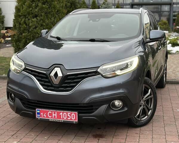 Серый Рено Kadjar, объемом двигателя 1.46 л и пробегом 152 тыс. км за 16999 $, фото 16 на Automoto.ua