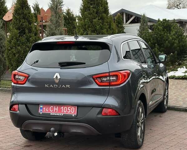 Серый Рено Kadjar, объемом двигателя 1.46 л и пробегом 152 тыс. км за 16999 $, фото 28 на Automoto.ua