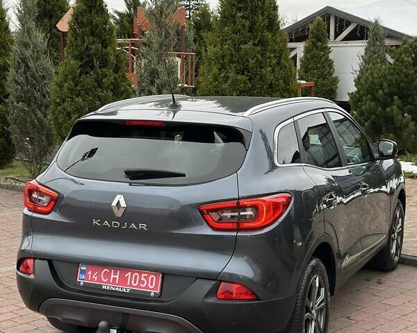 Серый Рено Kadjar, объемом двигателя 1.46 л и пробегом 152 тыс. км за 16999 $, фото 40 на Automoto.ua
