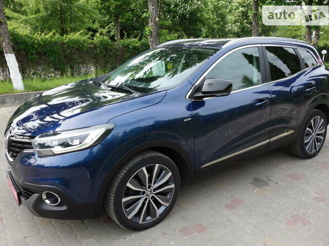 Синій Рено Kadjar, об'ємом двигуна 1.5 л та пробігом 208 тис. км за 15499 $, фото 2 на Automoto.ua