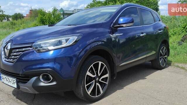 Синий Рено Kadjar, объемом двигателя 1.46 л и пробегом 245 тыс. км за 16000 $, фото 1 на Automoto.ua