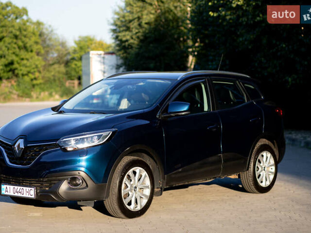 Синий Рено Kadjar, объемом двигателя 1.46 л и пробегом 86 тыс. км за 18600 $, фото 6 на Automoto.ua