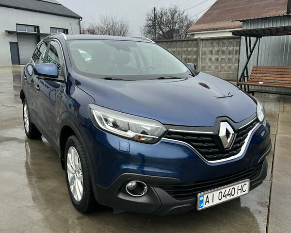 Синий Рено Kadjar, объемом двигателя 1.46 л и пробегом 88 тыс. км за 17400 $, фото 3 на Automoto.ua