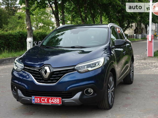 Синій Рено Kadjar, об'ємом двигуна 1.5 л та пробігом 208 тис. км за 15499 $, фото 1 на Automoto.ua