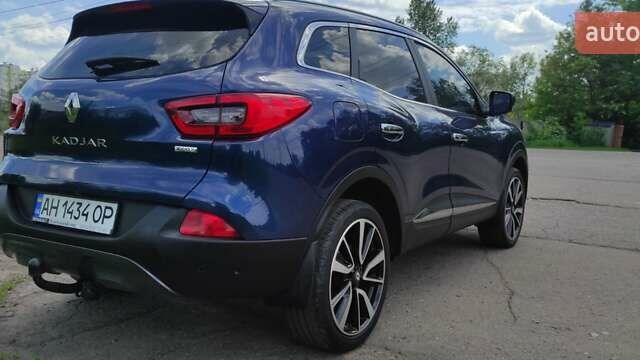 Синий Рено Kadjar, объемом двигателя 1.46 л и пробегом 245 тыс. км за 16000 $, фото 6 на Automoto.ua