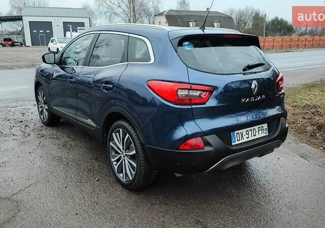 Синий Рено Kadjar, объемом двигателя 1.46 л и пробегом 199 тыс. км за 14700 $, фото 1 на Automoto.ua