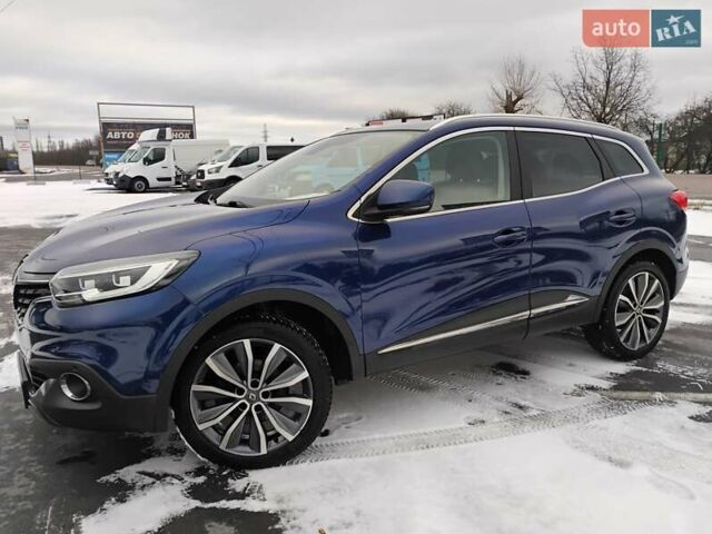 Синий Рено Kadjar, объемом двигателя 1.6 л и пробегом 194 тыс. км за 16700 $, фото 2 на Automoto.ua