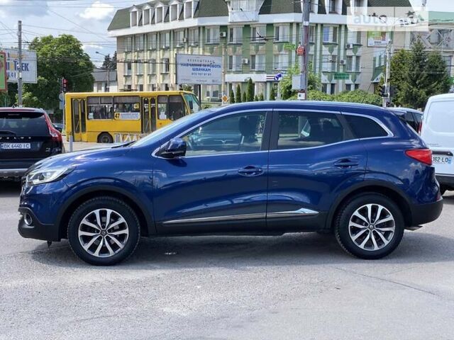 Синий Рено Kadjar, объемом двигателя 1.5 л и пробегом 169 тыс. км за 16200 $, фото 2 на Automoto.ua