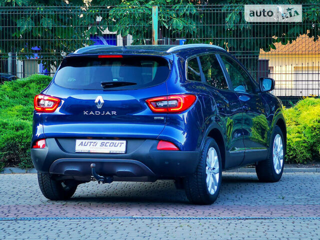 Синий Рено Kadjar, объемом двигателя 1.5 л и пробегом 140 тыс. км за 16900 $, фото 9 на Automoto.ua