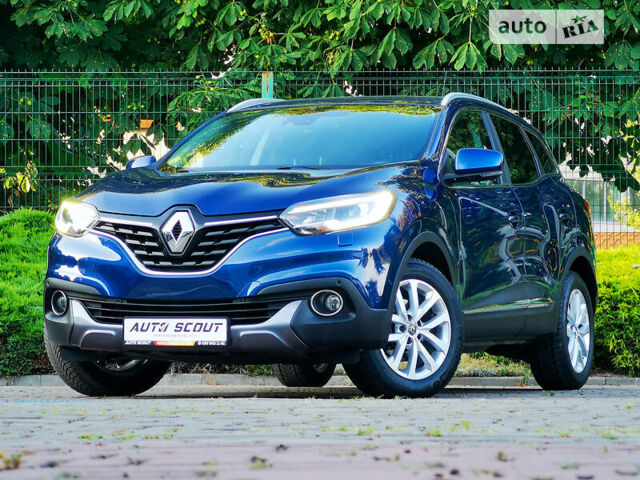 Синий Рено Kadjar, объемом двигателя 1.5 л и пробегом 140 тыс. км за 16900 $, фото 2 на Automoto.ua