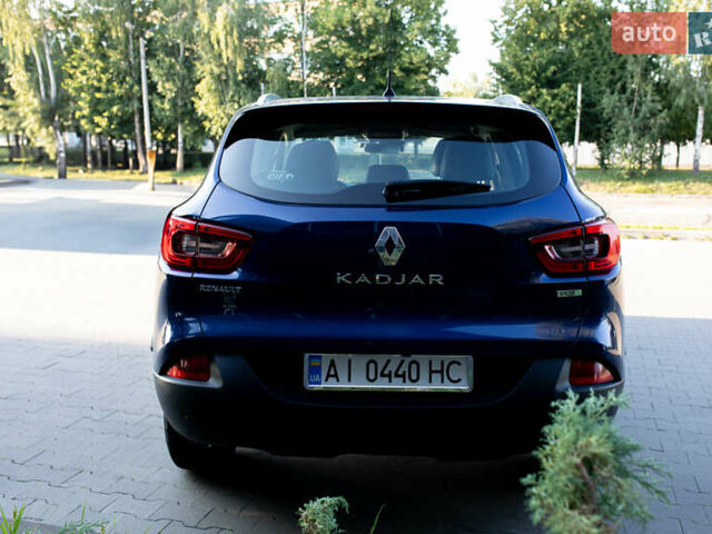 Синий Рено Kadjar, объемом двигателя 1.46 л и пробегом 86 тыс. км за 18600 $, фото 4 на Automoto.ua