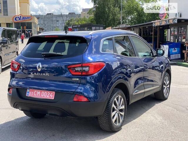 Синий Рено Kadjar, объемом двигателя 1.5 л и пробегом 169 тыс. км за 16200 $, фото 5 на Automoto.ua