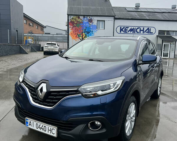Синий Рено Kadjar, объемом двигателя 1.46 л и пробегом 88 тыс. км за 17400 $, фото 1 на Automoto.ua