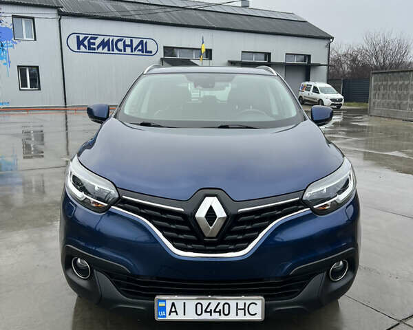 Синий Рено Kadjar, объемом двигателя 1.46 л и пробегом 88 тыс. км за 17400 $, фото 2 на Automoto.ua