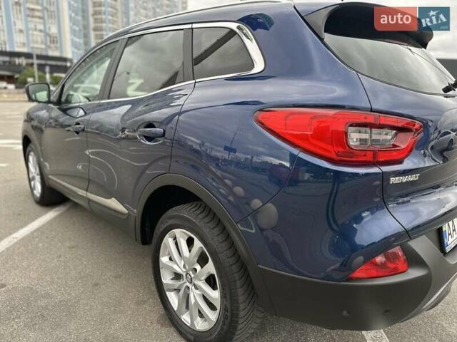 Синий Рено Kadjar, объемом двигателя 1.2 л и пробегом 132 тыс. км за 13950 $, фото 14 на Automoto.ua