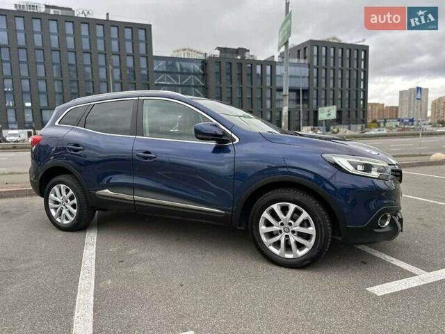 Синий Рено Kadjar, объемом двигателя 1.2 л и пробегом 132 тыс. км за 13950 $, фото 6 на Automoto.ua
