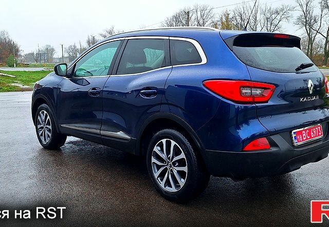 Синий Рено Kadjar, объемом двигателя 1.5 л и пробегом 188 тыс. км за 15500 $, фото 6 на Automoto.ua