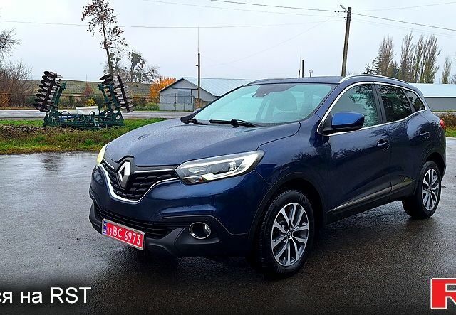 Синий Рено Kadjar, объемом двигателя 1.5 л и пробегом 188 тыс. км за 15500 $, фото 1 на Automoto.ua