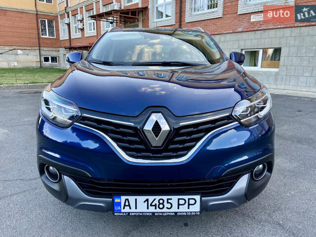 Синий Рено Kadjar, объемом двигателя 1.5 л и пробегом 216 тыс. км за 15999 $, фото 1 на Automoto.ua