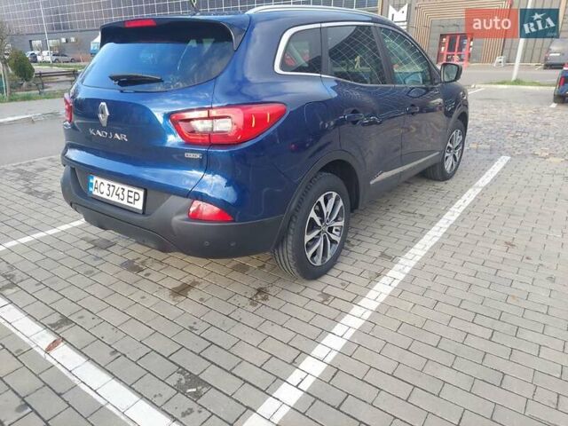 Синий Рено Kadjar, объемом двигателя 1.46 л и пробегом 188 тыс. км за 16500 $, фото 3 на Automoto.ua
