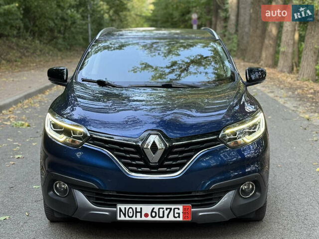 Синий Рено Kadjar, объемом двигателя 1.46 л и пробегом 214 тыс. км за 16499 $, фото 2 на Automoto.ua