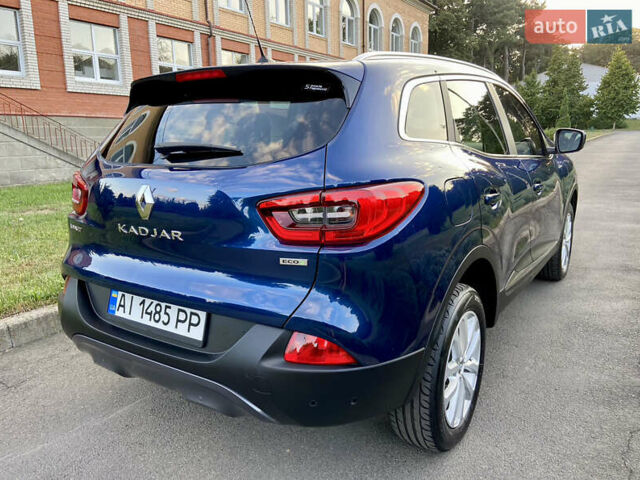 Синий Рено Kadjar, объемом двигателя 1.5 л и пробегом 216 тыс. км за 15950 $, фото 10 на Automoto.ua