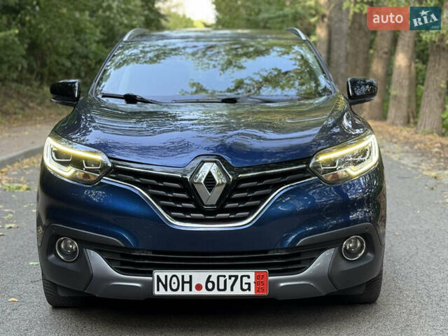 Синий Рено Kadjar, объемом двигателя 1.46 л и пробегом 214 тыс. км за 16499 $, фото 3 на Automoto.ua