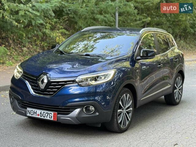 Синий Рено Kadjar, объемом двигателя 1.46 л и пробегом 214 тыс. км за 16499 $, фото 1 на Automoto.ua