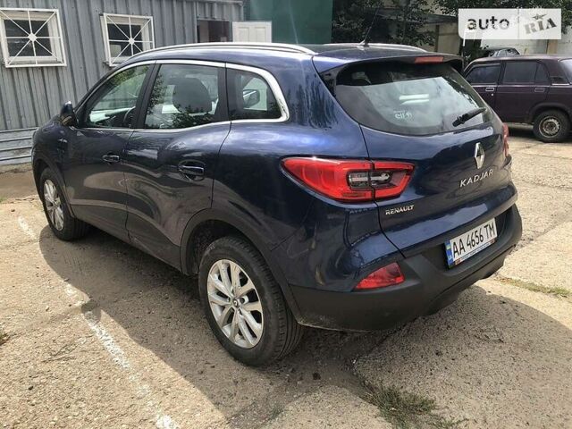 Синий Рено Kadjar, объемом двигателя 1.2 л и пробегом 69 тыс. км за 15800 $, фото 19 на Automoto.ua