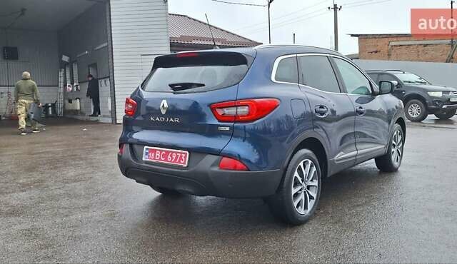 Синий Рено Kadjar, объемом двигателя 1.5 л и пробегом 188 тыс. км за 15500 $, фото 6 на Automoto.ua