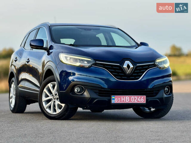 Синий Рено Kadjar, объемом двигателя 1.5 л и пробегом 179 тыс. км за 17500 $, фото 1 на Automoto.ua