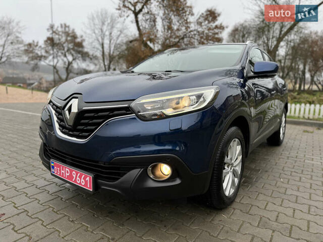 Синий Рено Kadjar, объемом двигателя 1.6 л и пробегом 178 тыс. км за 16900 $, фото 2 на Automoto.ua