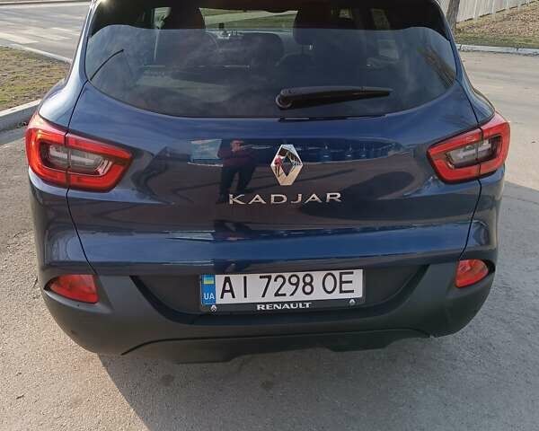 Синий Рено Kadjar, объемом двигателя 1.6 л и пробегом 170 тыс. км за 16700 $, фото 3 на Automoto.ua