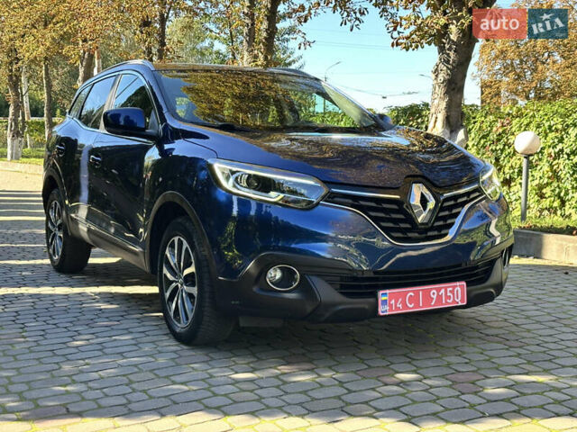 Синий Рено Kadjar, объемом двигателя 1.5 л и пробегом 171 тыс. км за 17700 $, фото 6 на Automoto.ua