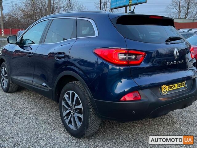Синий Рено Kadjar, объемом двигателя 1.5 л и пробегом 197 тыс. км за 16700 $, фото 3 на Automoto.ua