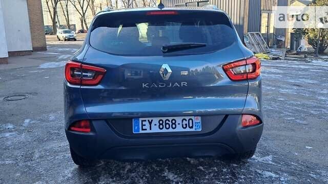 Синий Рено Kadjar, объемом двигателя 1.5 л и пробегом 140 тыс. км за 18250 $, фото 8 на Automoto.ua