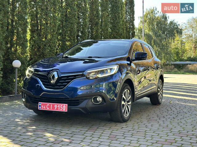 Синий Рено Kadjar, объемом двигателя 1.5 л и пробегом 171 тыс. км за 17700 $, фото 4 на Automoto.ua