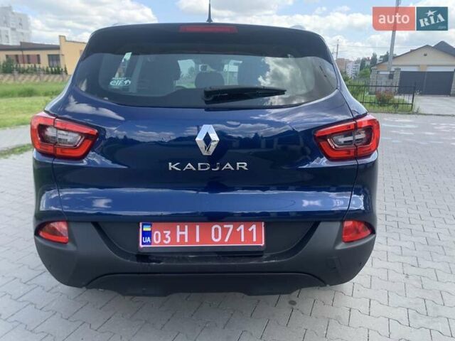 Синий Рено Kadjar, объемом двигателя 1.2 л и пробегом 38 тыс. км за 16900 $, фото 3 на Automoto.ua