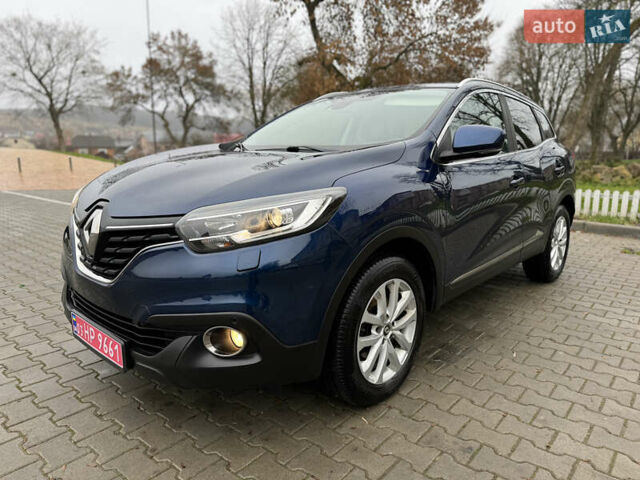 Синий Рено Kadjar, объемом двигателя 1.6 л и пробегом 178 тыс. км за 16900 $, фото 1 на Automoto.ua