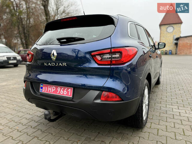 Синий Рено Kadjar, объемом двигателя 1.6 л и пробегом 178 тыс. км за 16900 $, фото 8 на Automoto.ua