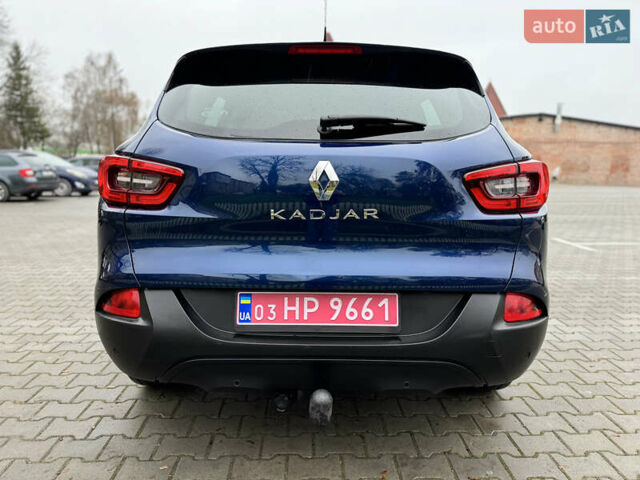 Синий Рено Kadjar, объемом двигателя 1.6 л и пробегом 178 тыс. км за 16900 $, фото 7 на Automoto.ua