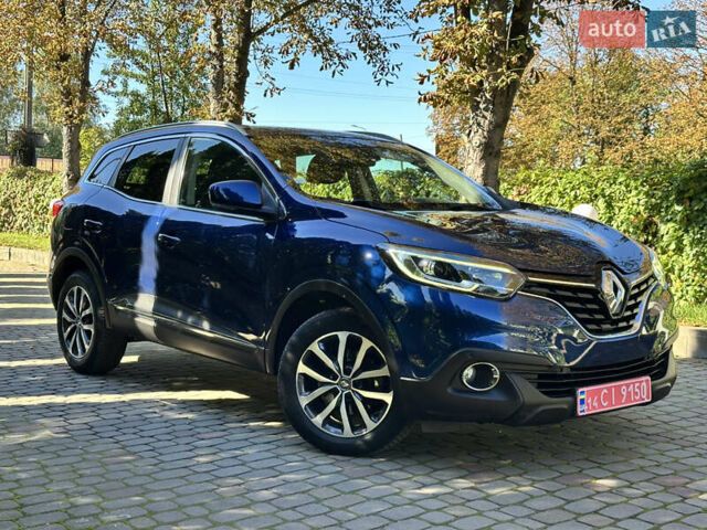 Синий Рено Kadjar, объемом двигателя 1.5 л и пробегом 171 тыс. км за 17700 $, фото 1 на Automoto.ua
